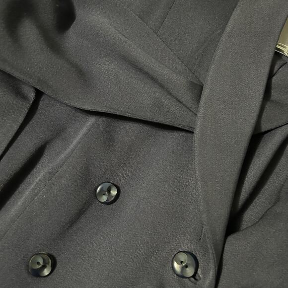 Dan Millstein New York Paris Vintage Dark Navy Blue Double Breasted Blazer - Picture 12 of 14